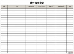 财务报表查询Word文档下载