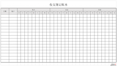 收支记账表Word文档下载