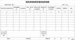 技改项目财政挖潜资金申请表Word文档下载