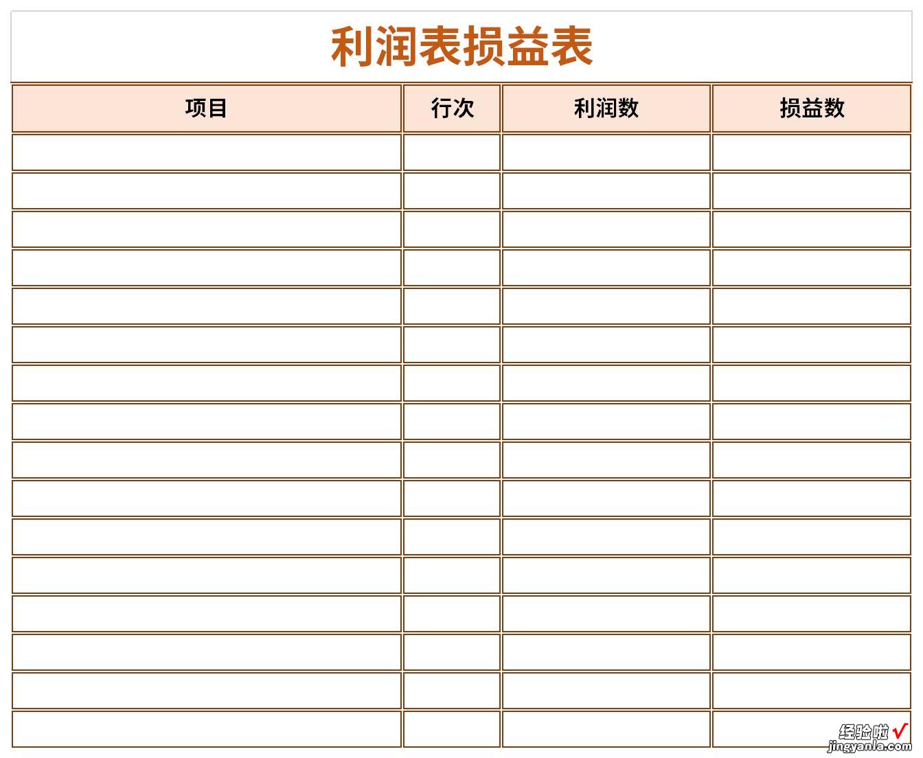 利润表损益表Word文档下载