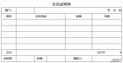 支出证明单Word文档下载