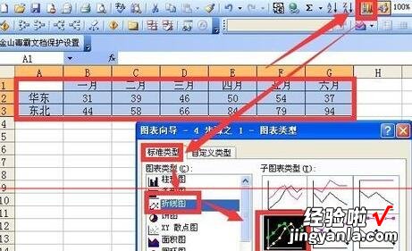 小编教你Excel折线图设置坐标轴起点不为0的操作教程