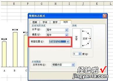 小编分享Excel图表中设置数据标志的显示位置的详细方法