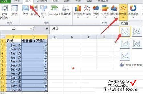 小编分享Excel使用误差线制作梯形图的操作方法