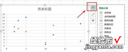 小编分享excel数据表插入散点图的方法