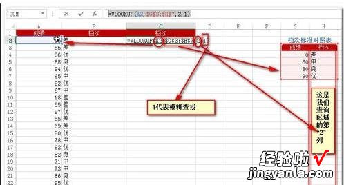 我来教你excel2016使用函数在某区间查找数据的方法步骤