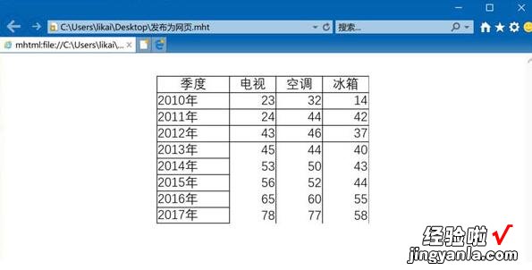 分享excel2016工作表中制作成网页的详细方法