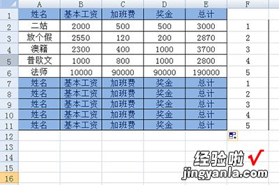 我来分享Excel制作工资条的快捷方法