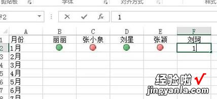 我来教你excel2013使用红绿图标标记员工完成情况的操作教程