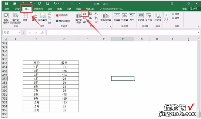 我来分享Excel背离式图表怎么制作