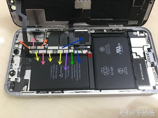 苹果手机iphone X详细拆机分解教程！精细作业！