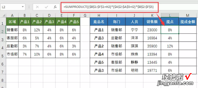 提成excel表格怎么做 怎样利用excel函数来计算提成工资