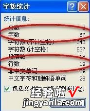 word文档如何统计数据 word怎么知道行数