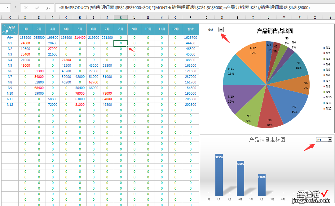 进销存管理神器，Excel应收应付自动管理，动态图表一键操作