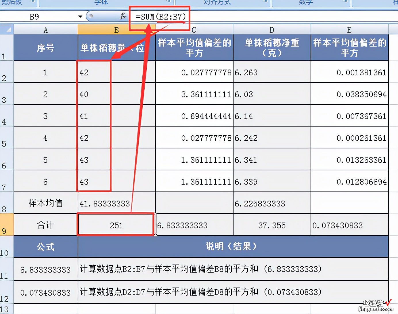 127 轻松办公-OfficeExcel函数精解统计之DEVSQ函数