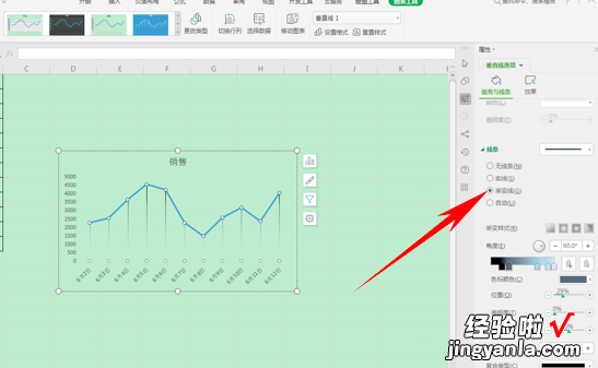 wps折线图里添加一条基准线 ipadwps怎么弄技术线路图