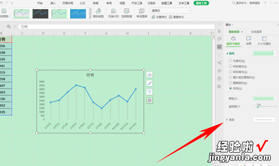 wps折线图里添加一条基准线 ipadwps怎么弄技术线路图