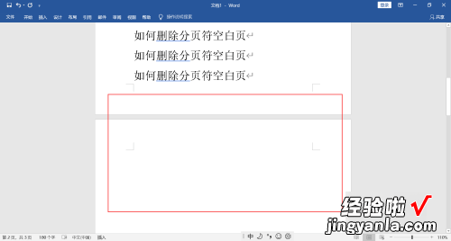 如何删除分页符word空白页 word怎么删除空白页