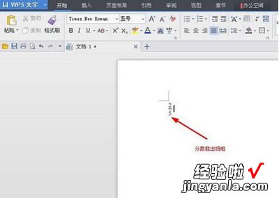 电脑中怎样打出分数 手机WPS文档怎么插入分数