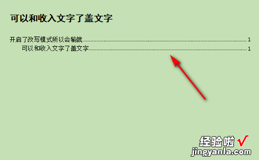 wps怎样在目录前面加点点 WPS文字里