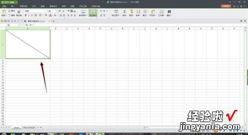 如何在wps表格中画一条斜线 WPS表格如何制作斜线