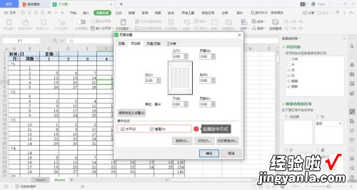 如何调整WPS表格打印出来的大小 wps表格太小怎么打印满页