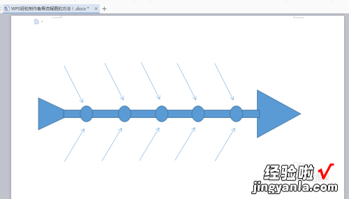 wps如何制作鱼骨图 鱼骨图的制作方法