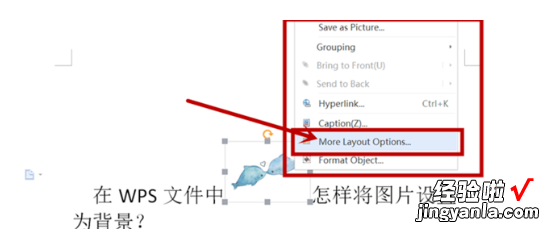 在WPS文档中如何将图片设置为背景 在WPS文件中怎样将图片设置为背景