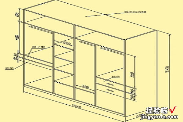 初学者橱柜图怎么画 柜子平面图怎么画