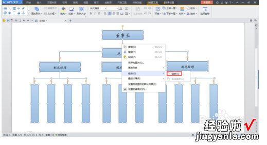 怎么在wps中制作组织架构图 在WPS怎么做组织机构图