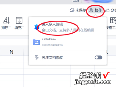 wps在线多人编辑怎么使用 共享表格多人编辑互相看不到