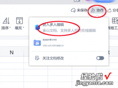 wps在线多人编辑怎么使用 wps中excel怎么共享多人编辑