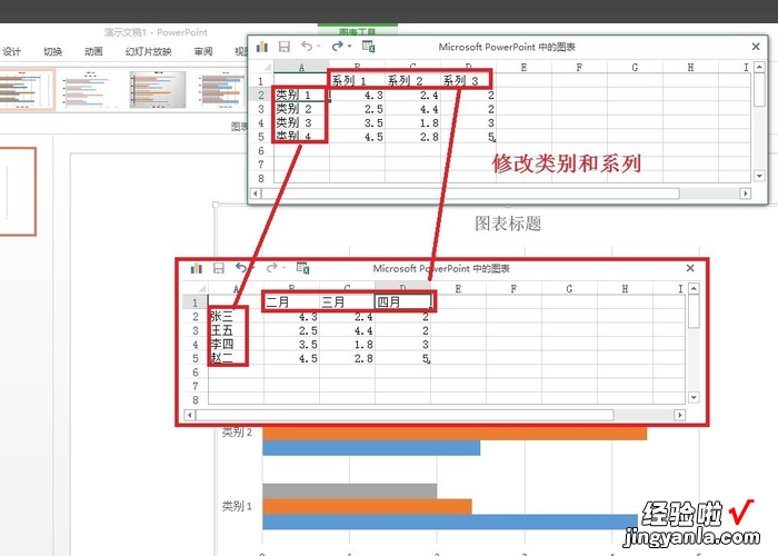 怎么在ppt中插入条形图 如何在ppt里面加入图表