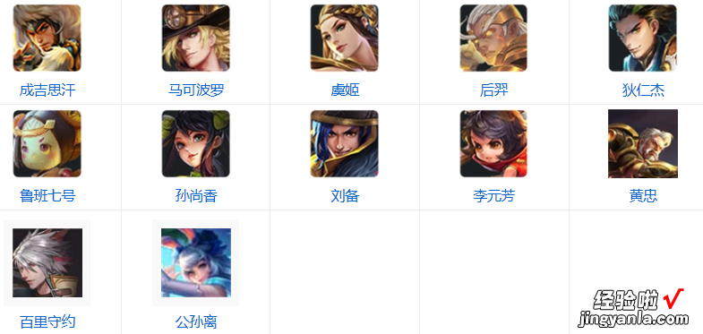 王者荣耀人物图片 王者荣耀的所有角色图片