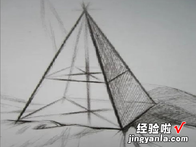四棱锥的画法与步骤 已知正四棱锥S