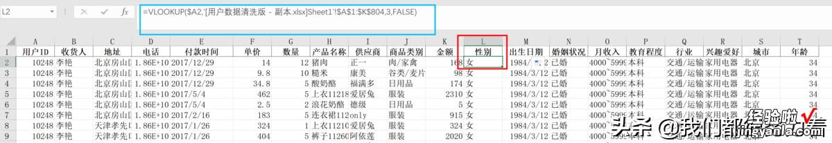 干货 数据分析——利用Excel分析某电商企业销售状况