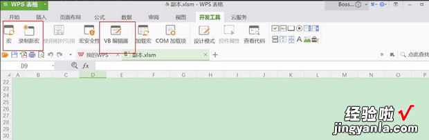 wps表格中vba怎么用 如何开启WPS的开发工具