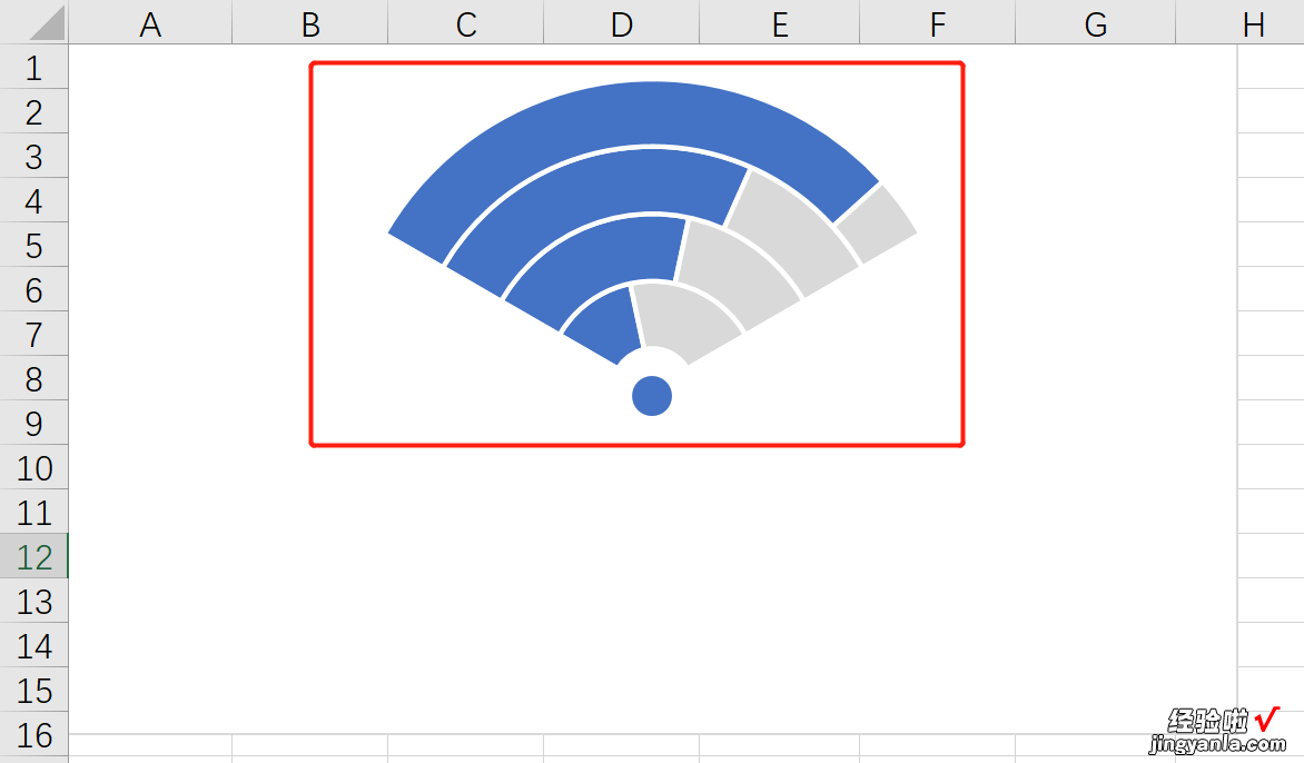 Excel技巧—瞬间吸引眼球的WIFI图表