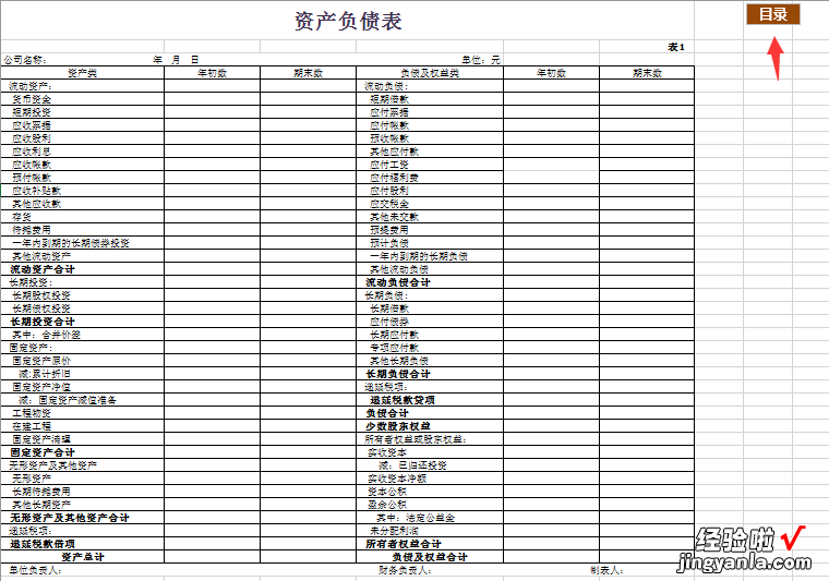 2019年全新财务报表，Excel完整表格设计，财务人员套用必备