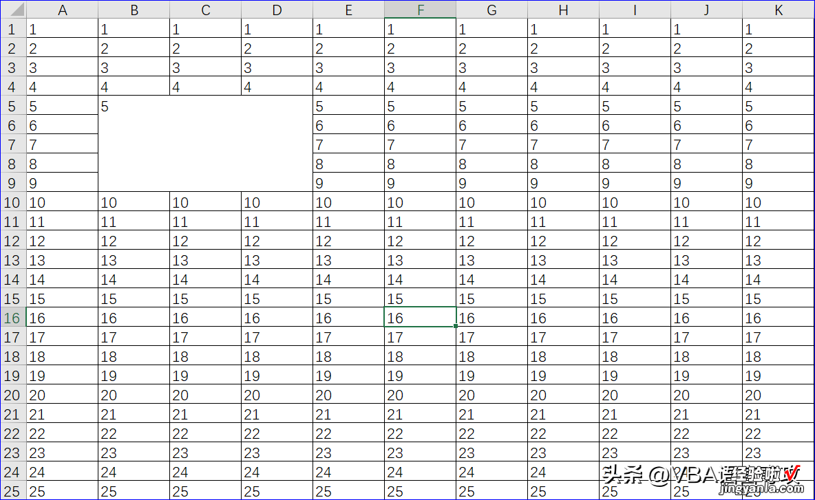 MF23：VBA_合并Excel中的单元格