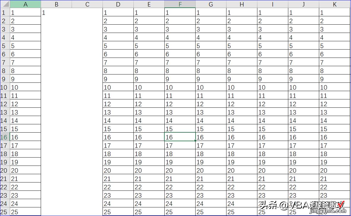 MF23：VBA_合并Excel中的单元格