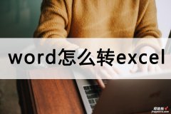 word表格怎么转换成excel表格 word怎么转excel