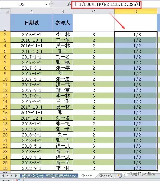 Excel364｜排除重复值计算个数，请你来补充公式