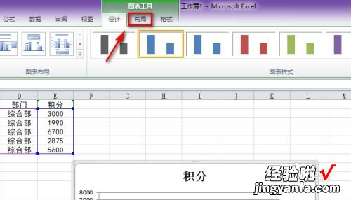 在excel中如何在柱状图上添加趋线图 Excel柱状图上方加趋势线