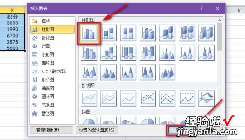 在excel中如何在柱状图上添加趋线图 Excel柱状图上方加趋势线