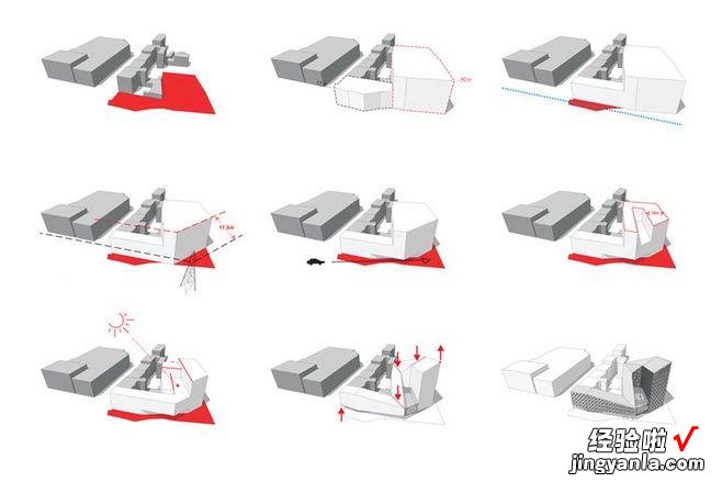 ppt建筑分析图怎么做 如何制作建筑学作品集ppt