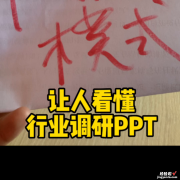 让人看懂行业调研报告PPT