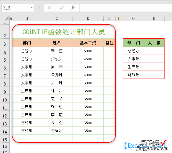 统计重复内容出现的次数，COUNTIF函数来帮忙