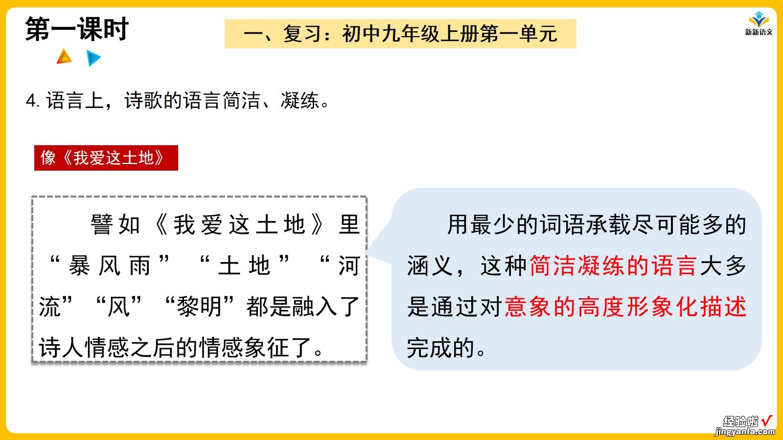 任务驱动学习法 | 统编版高中语文课件 | 必修上第一单元 第四题