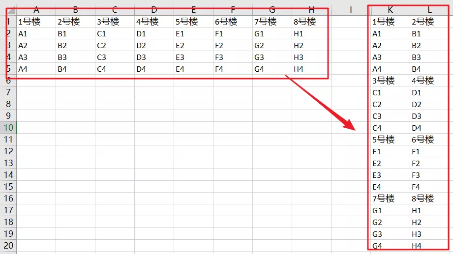 数据有太多列，如何快速转置成多行？手把手教你！